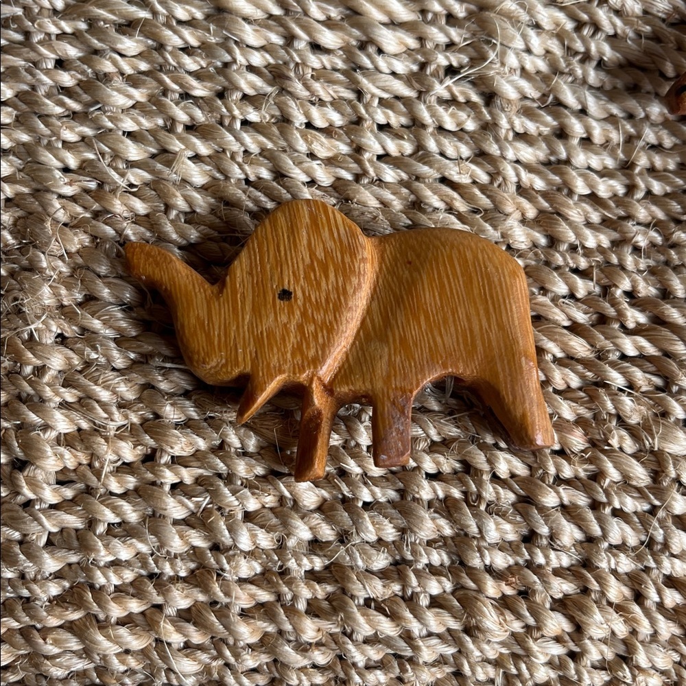 Vintage 90s Noah’s Ark Sisal Market Bag Leather Strap Animal Tote - Picture 11 of 12